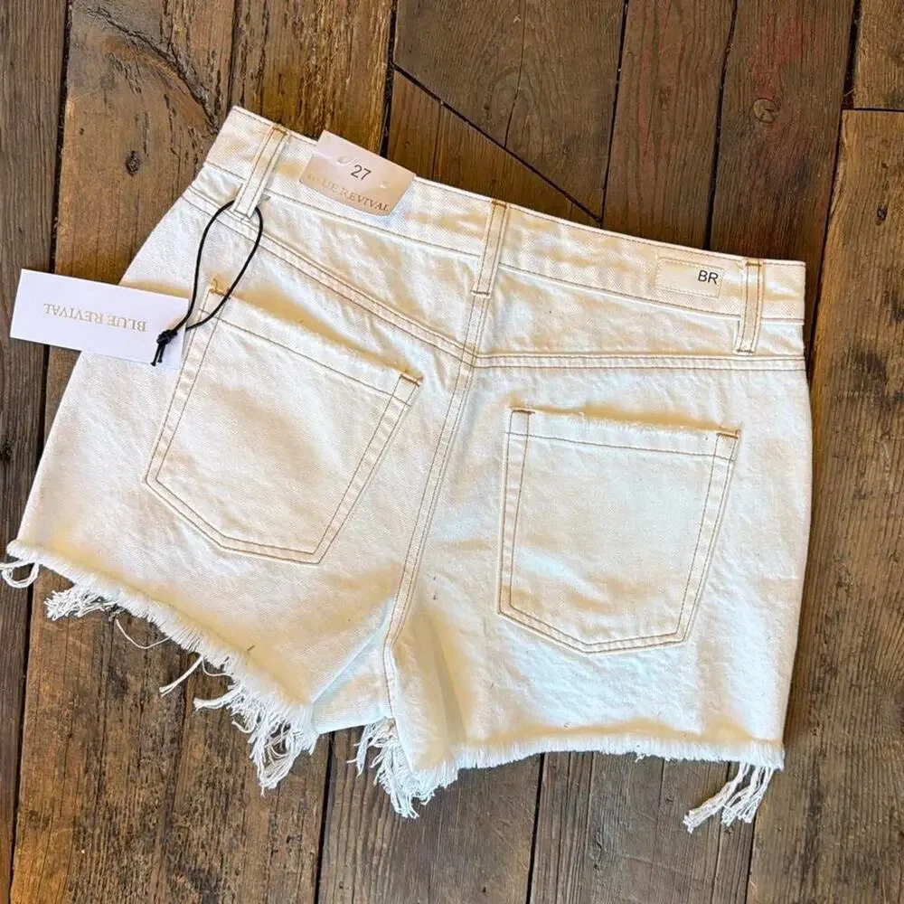 Blue Revival white denim